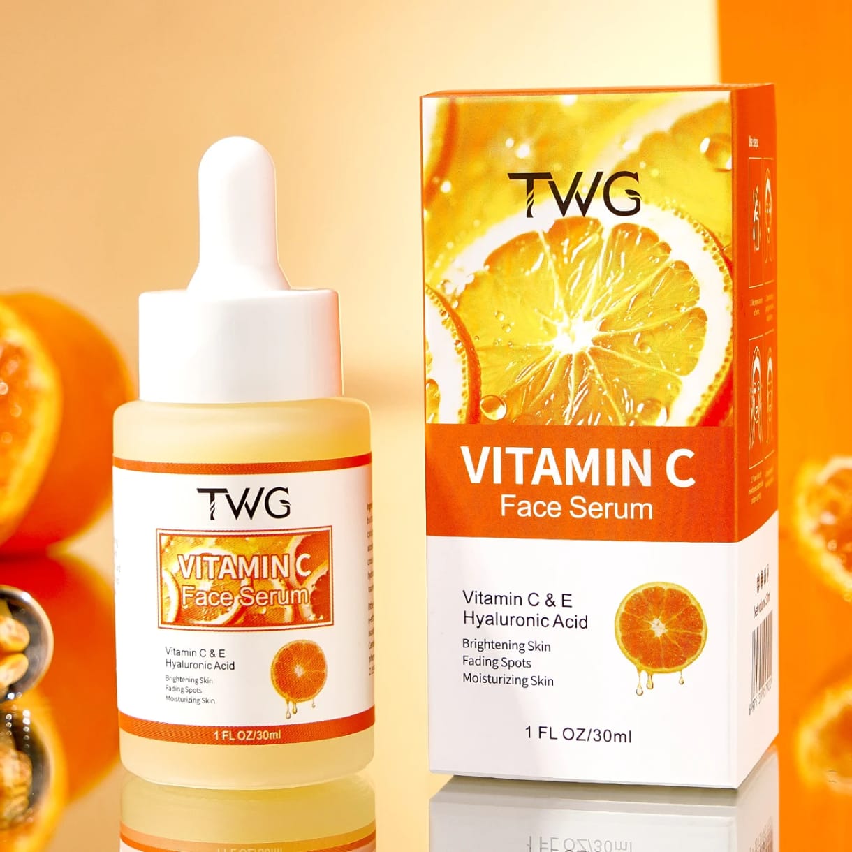 🌿 Sérum & Crème Visage Révolutionnaire – Anti Acné, Hydratation; Éclat Vitaminé (C, B, E) ✨𝒆 100% 𝒃𝒊𝒐